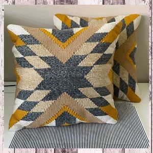 World Market Rustic Western Throw Pillow